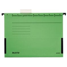 Leitz Závěsné desky Alpha s bočnicemi zelené,25 ks