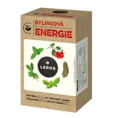 LEROS Bylinný čaj - bylinková energie, 20x 2 g