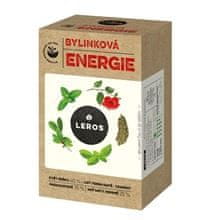 LEROS Bylinný čaj - bylinková energie, 20x 2 g