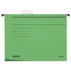 Leitz Závěsné papírové desky Alpha zelené, 25 ks