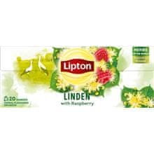 Bylinný čaj Lipton - lípa a malina, 20x 0,9 g