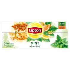 Bylinný čaj Lipton-máta a citrusové ovoce,20x1,3 g