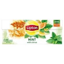 Bylinný čaj Lipton-máta a citrusové ovoce,20x1,3 g