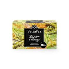 Bylinný čaj VeltaTea-zázvor s citrusy,bio,20x2g