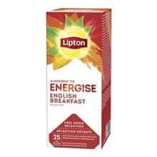 Černý čaj Lipton Energise English breakfast,25x 2g