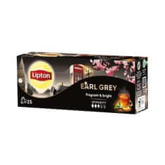 Černý čaj Lipton Earl Grey, 25x 1,5 g