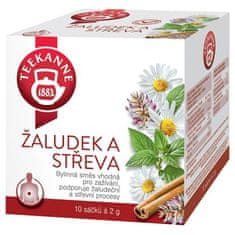 TEEKANNE Bylinný čaj žaludek a střeva, 10x 2 g