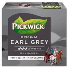 Pickwick Černý čaj Earl Grey, 100 ks