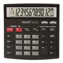 Rebell Stolní kalkulačka CC512 BX, 12-míst, černá