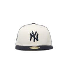 New Era Kšiltovka New York Yankees 59Fifty Fitted Cap Light Cream/ Navy 7 3/8 Béžová