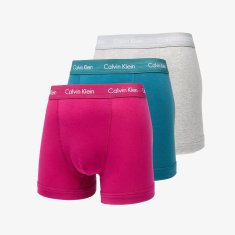 Calvin Klein Boxerky Cottontretch Classic Fit Trunk 3-Pack Multicolor L Různobarevný