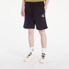 Calvin Klein Jeansonogram Fleece Jogger Shorts Black L Černá