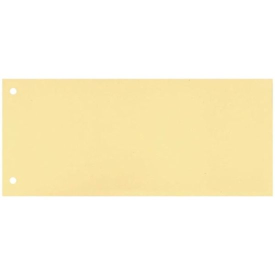 Q-Connect Papírový rozřazovač 1/3, žlutý, 100 ks