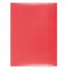 Papírové desky s gumičkou A4, červené