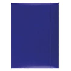 OFFICE products Papírové desky s gumičkou A4, modré
