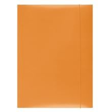 OFFICE products Papírové desky s gumičkou A4, oranžové