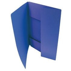 HIT Papír. desky s chlopněmi Office A4 modré,50 ks