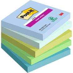 Post-It Bloček Sticky, 76 x 76 mm, OASIS, 5 ks