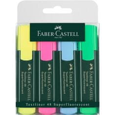 Faber-Castell Zvýrazňovač Textliner 1548, sada 4 barev