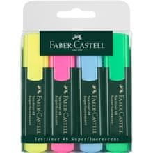 Faber-Castell Zvýrazňovač Textliner 1548, sada 4 barev