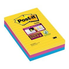 Post-It Bloček XXL, 101 x 152 mm, Carnival,3 ks