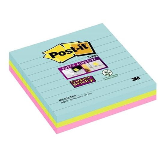 Post-It Bloček Sticky, 101 x 101 mm, Cosmic, 3 ks