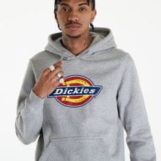 Dickies Mikina Icon Logo Hoodie Grey Melange S S Šedá