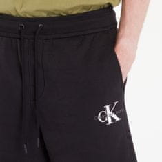 Calvin Klein Jeansonogram Fleece Jogger Shorts Black L Černá