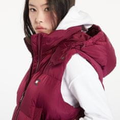 Tommy Hilfiger Tommy Jeans Crop Alaska Puffer Vest Valley Grape M Různobarevný