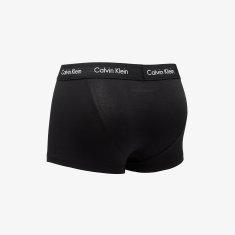Calvin Klein Boxerky Cottontretch Classic Fit Low Rise Trunk 3-Pack Black XL Černá