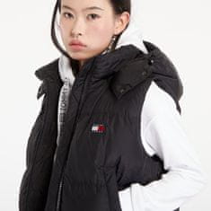 Tommy Hilfiger Tommy Jeans Crop Alaska Puffer Vest Black M Různobarevný