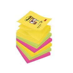 Post-It Z-bločky Super Sticky Carniva, 76x76mm,6ks