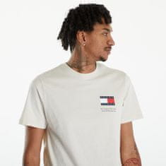 Tommy Hilfiger Tričko Tommy Jeans Essentiallim Fit Logo T-Shirt Newsprint M Béžová