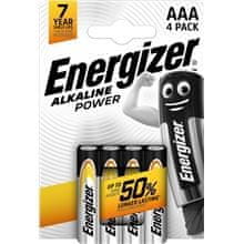 Energizer Alkalické baterie Power 1,5V typ AAA 4ks