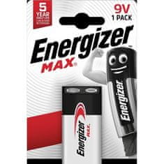 Energizer Alkalické baterie Max 9 V, 1 ks