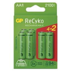 GP Nabíjecí baterie ReCyko-AA,HR6,2 100 mAh,6 ks