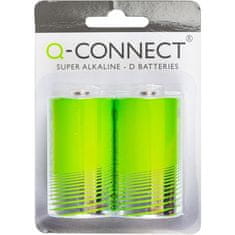 Q-Connect Alkalické baterie MN1300, LR20, D, 2 ks