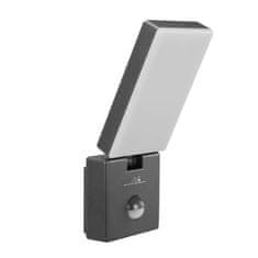 Maclean LED lampa s pohybovým senzorem, PIR pohybovým senzorem, šedá barva, 10W, IP65, 800lm, neutrální bílá barva (4000K) MCE516 GR
