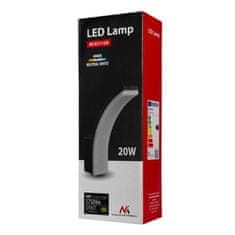 Maclean LED lampa, šedá barva, 20W, IP65, 2750lm, neutrální bílá barva (4000K) MCE511 GR