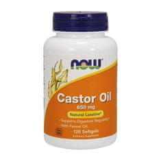 NOW Foods Doplňky stravy Castor Oil 650 MG