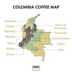 COFFEEDREAM Káva KOLUMBIE FINCA La RICAURTE BANANA - Hmotnost: 250g, Typ kávy: Středně jemné mletí - espresso, mocca, Způsob balení: běžný třívrstvý sáček, Stupeň pražení: pražení COFFEEDREAM