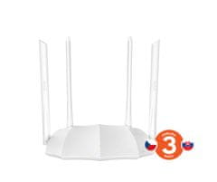 Tenda AC5 WiFi AC Router 1200Mb/, WISP, Universal Repeater CZ aplikace, 4x 6dBi antény