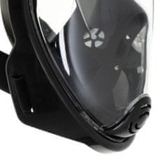 MG Snorkel šnorchlovací maska L/XL, černá