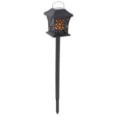 MG Standing Lantern solární lampa 12 LED, černá