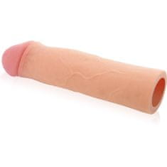 XSARA Přirozené prodloužení + 5 cm realistický návlek na penis – 76674651