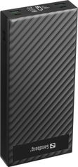 Noname Sandberg Powerbank 2xUSB-C PD100W 30000mAh, černá