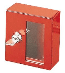 neutraleProduktlinie Schránka na evakuační klíč s rychlou červenou 100x40x100mm