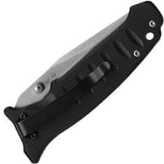 Fox Knives BF-114 BLACK FOX kapesní nůž s asistencí 7,5 cm, černá, G10, nylonové pouzdro