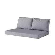 MADISON Sedák na EURO paletu 120x80cm, Manchester light grey, PROFI LINE OUTDOOR