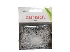 ZANSOT Zansot Elastické gumičky do vlasů mini 300 ks bílá